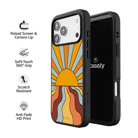Shine On | Retro Sunset Case