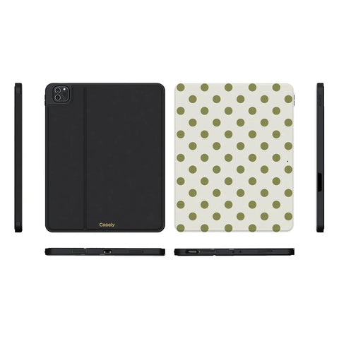 Spotted in SoHo | Green Polka Dot iPad Case