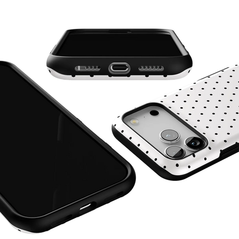 On the Dot | Black Polka Dot Case