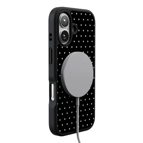 On the Dot | White Polka Dot Case