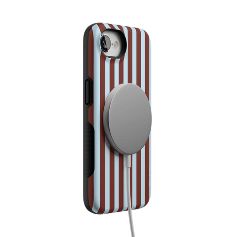 Sunday in Brooklyn | Blue Stripes Case