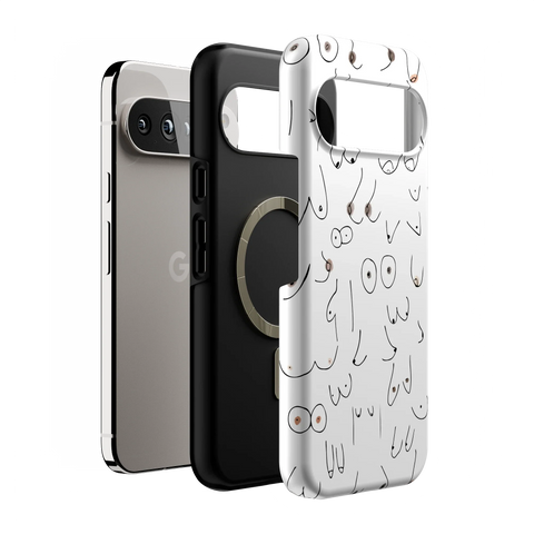I'm With Her | Black & White Boobs Case