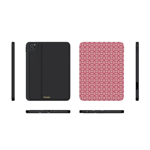 Love Locks | Pink Hearts iPad Case