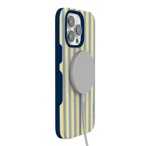 Coastline Stripes | Blue & Yellow Case