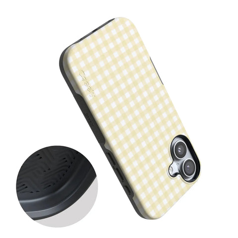 Pastel Picnic | Yellow Gingham Case