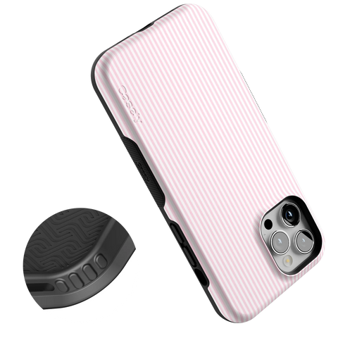 Stripes and the City | Light Pink Pinstripe Case