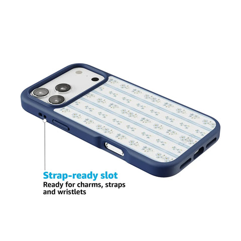 Cottage Stripe | Blue Floral Case