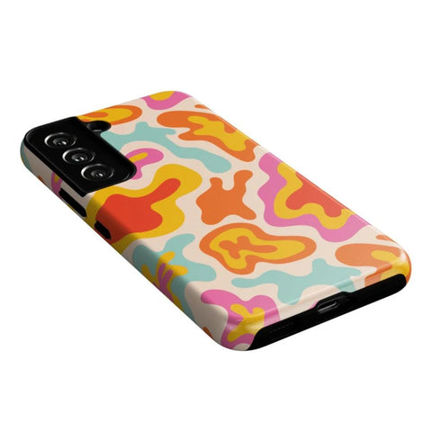 Tropical Color Splash | Abstract Retro Samsung Case