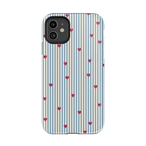 Love Lines | Blue Stripes Case