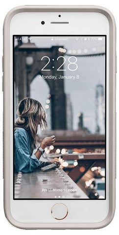 Purple Taupe on Nude | Ultra-Protective Bold Case