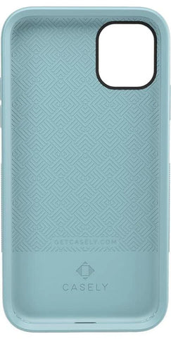 Totally Groovy | Teal Rainbow Stripes Color Block Case