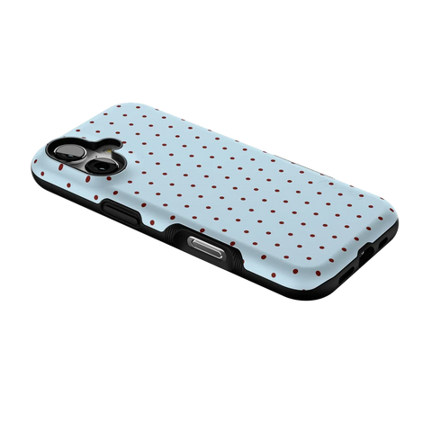 On the Dot | Blue Polka Dot Case