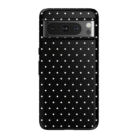 On the Dot | White Polka Dot Case