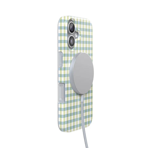 Pastel Picnic | Blue & Green Gingham Case