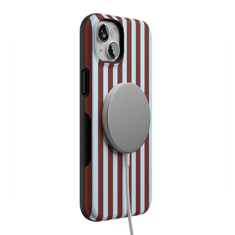 Sunday in Brooklyn | Blue Stripes Case