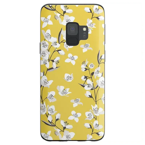 Floral Forest | Yellow Cherry Blossom Floral Samsung Case