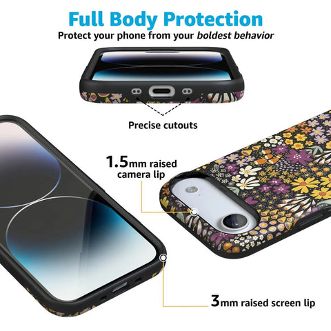 Falling for You | Plum Floral Case