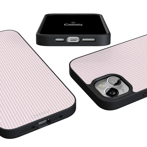 Stripes and the City | Light Pink Pinstripe Case