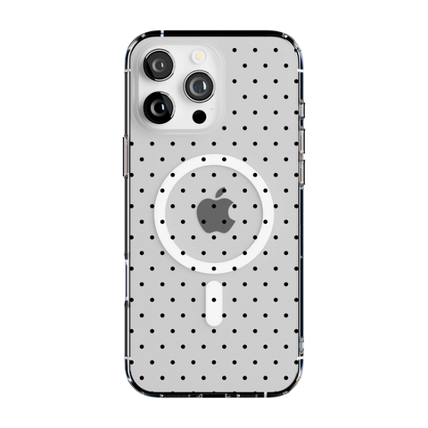 On the Dot | Black Polka Dot Case