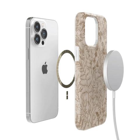 Beige Garden | Neutral Floral Case