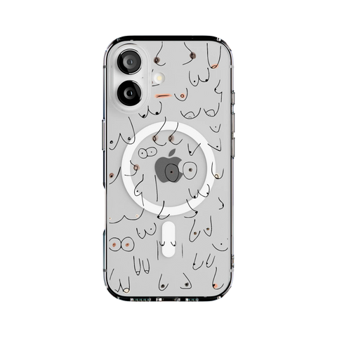I'm With Her | Black & White Boobs Case