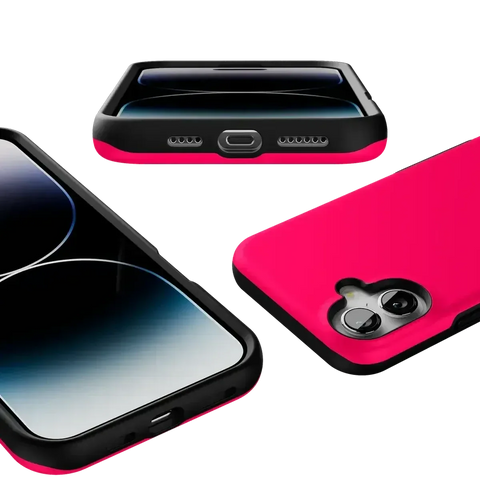 Think Pink | Solid Neon Pink Case