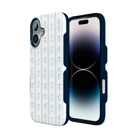 Cottage Stripe | Blue Floral Case