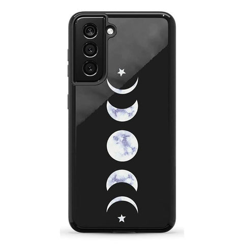 It's Just a Phase | Marble Moon Samsung Case