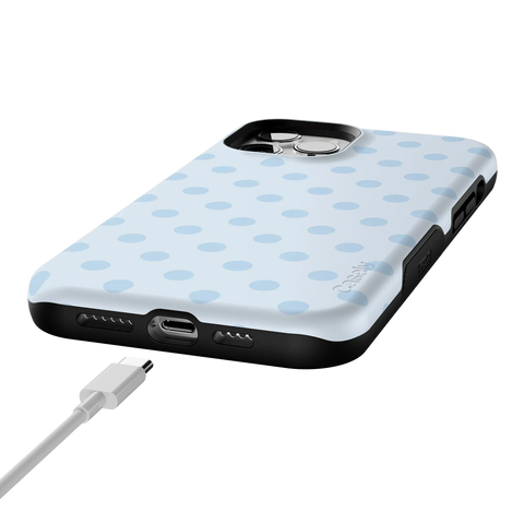 Spotted in SoHo | Light Blue Polka Dot Case