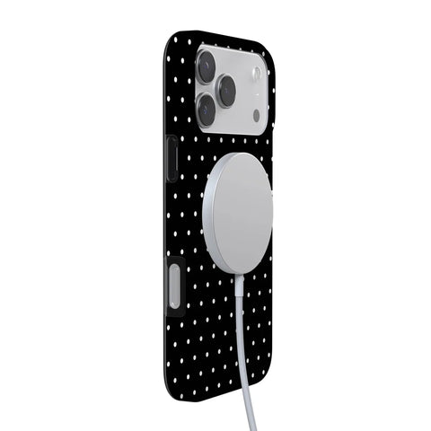 On the Dot | White Polka Dot Case