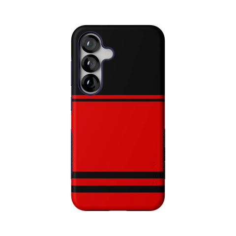 Storm Warning | Black & Red Stripes Case