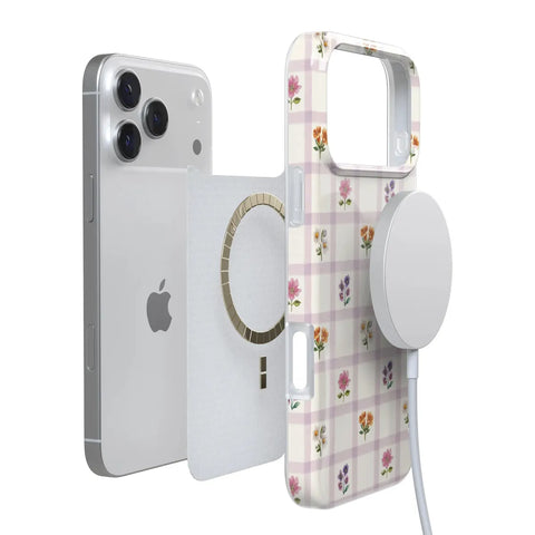 Meadow Check | Floral Gingham Case