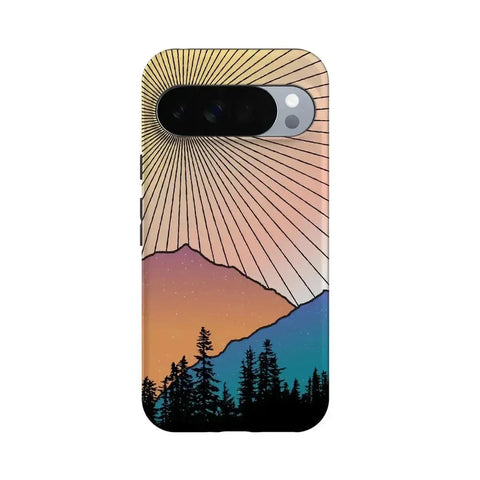 Golden Hour | Mountain Sunset Google Pixel Case