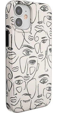We're All Human | Minimal Face Art Case