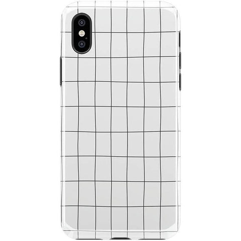 Off the Grid | White & Black Lined Case