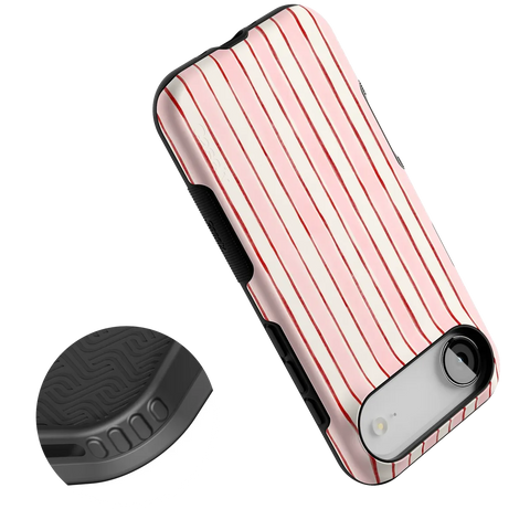 Pretty in Pastel | Blush Stripes Case