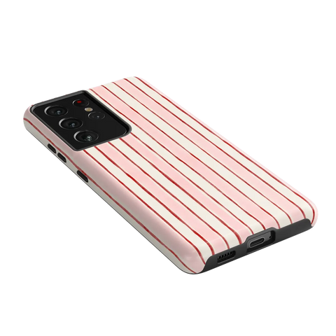 Pretty in Pastel | Blush Stripes Case
