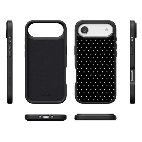 On the Dot | White Polka Dot Case