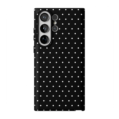 On the Dot | White Polka Dot Case