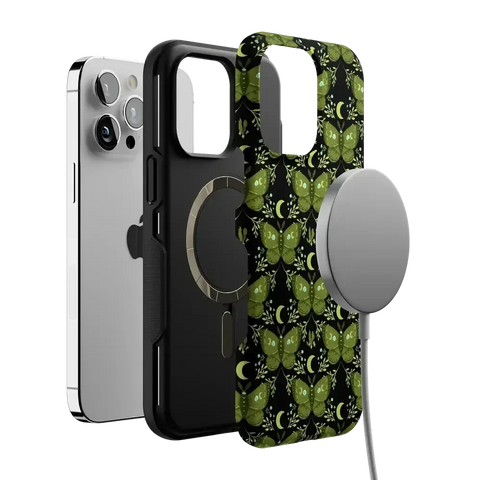 Mystic Moths | Green Twilight Case
