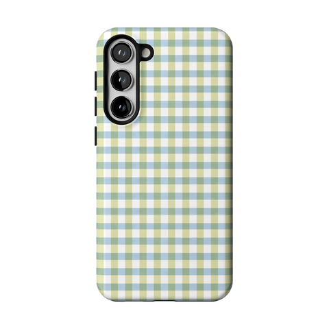 Pastel Picnic | Blue & Green Gingham Case