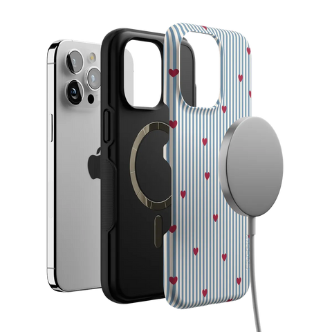 Love Lines | Blue Stripes Case