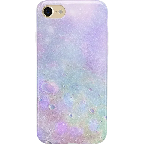 Over the Moon | Pastel Marble Moon Case