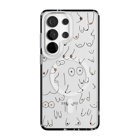 I'm With Her | Black & White Boobs Case