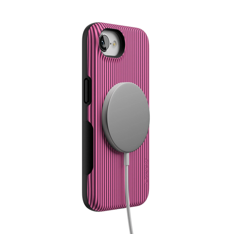 Stripes and the City | Pink & Purple Pinstripe Case