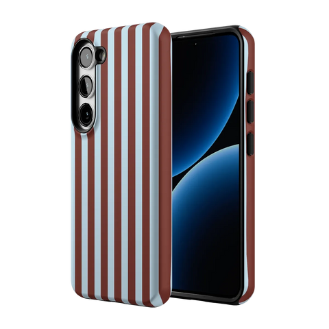 Sunday in Brooklyn | Blue Stripes Case