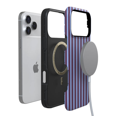 Perfect Stripes | Purple & Blue Stripes Case