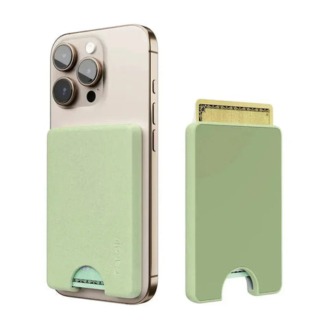 Kiwi Kiss | Matcha Green Shimmer MagWallet