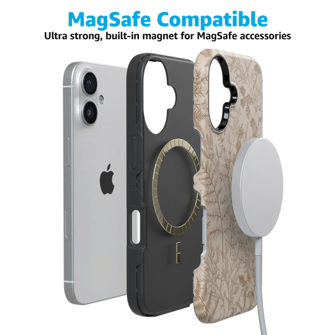 Beige Garden | Neutral Floral Case
