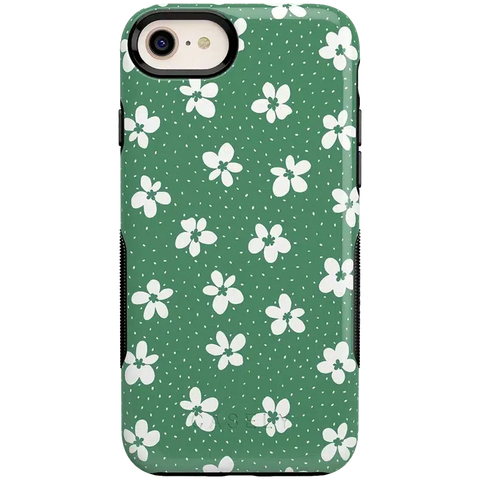 Flower My World | Jade Green Floral Case